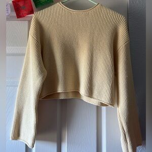Yellow zara sweater